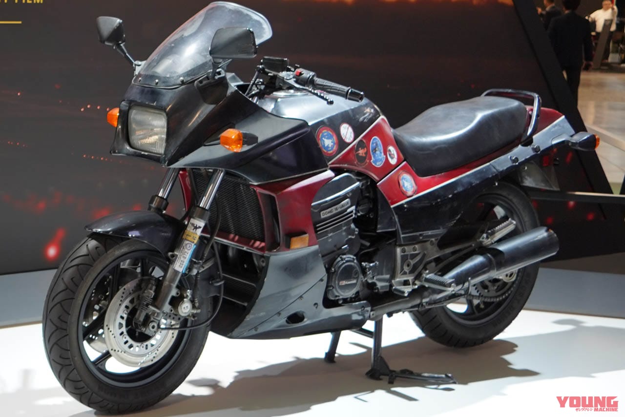 |トップガン仕様「GPz900R」は本物だった! カワサキ欧州が展示したニンジャは実際に使用された車両