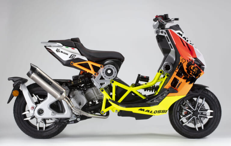 イタルジェット|ドラッグスター200|マロッシバージョン|異形のスクーター、超級続編!! イタルジェット「ドラッグスター500GP」「ドラッグスター#e01エレクトリック」がEICMAに登場