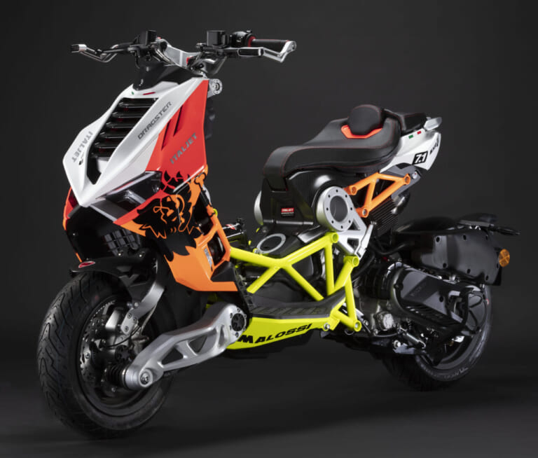 イタルジェット|ドラッグスター200|マロッシバージョン|異形のスクーター、超級続編!! イタルジェット「ドラッグスター500GP」「ドラッグスター#e01エレクトリック」がEICMAに登場