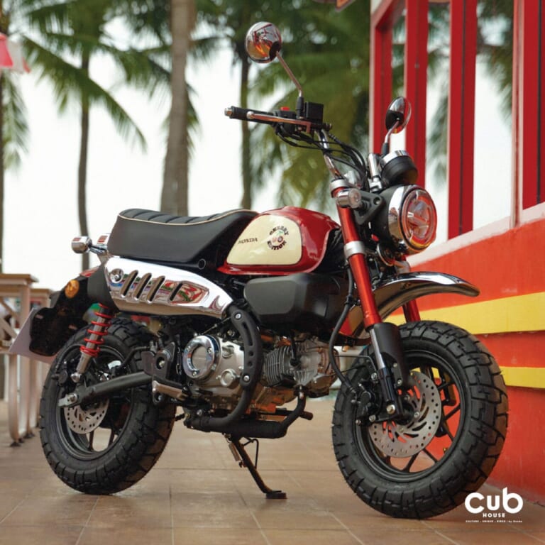 Monkey Custom Cherry Edition 2022|1988年のホンダ「モンキー」をリスペクト! タイで「モンキー125 チェリーエディション」が登場