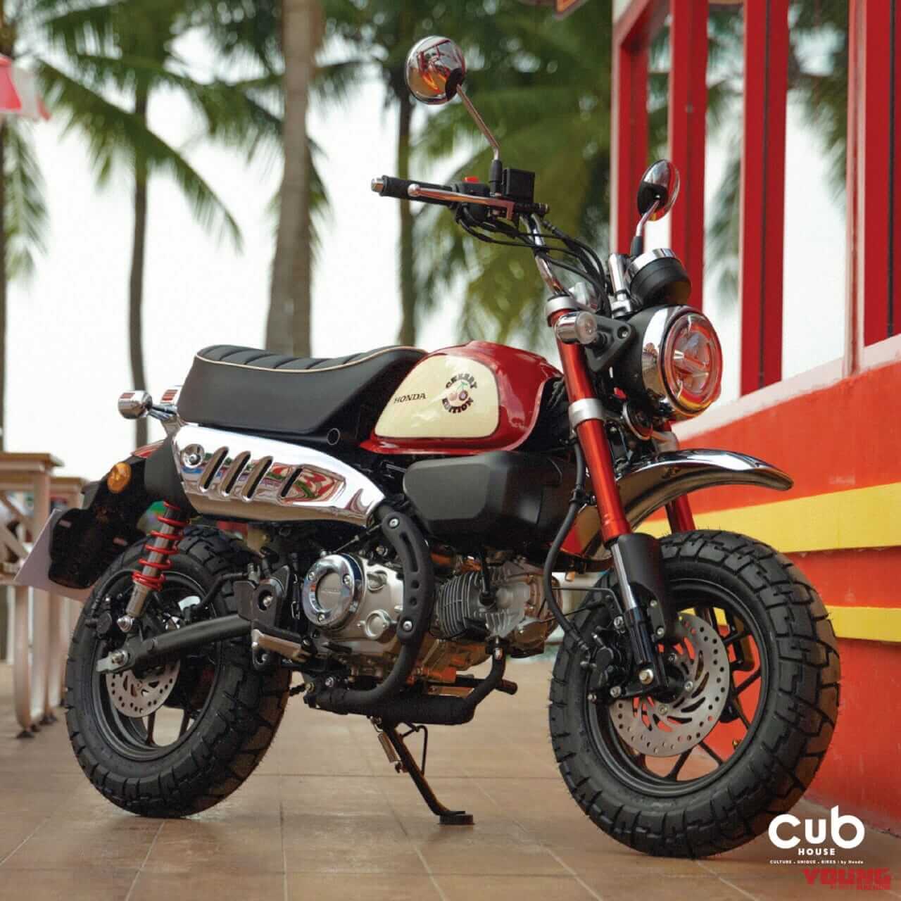 |1988年のホンダ「モンキー」をリスペクト! タイで「モンキー125 チェリーエディション」が登場