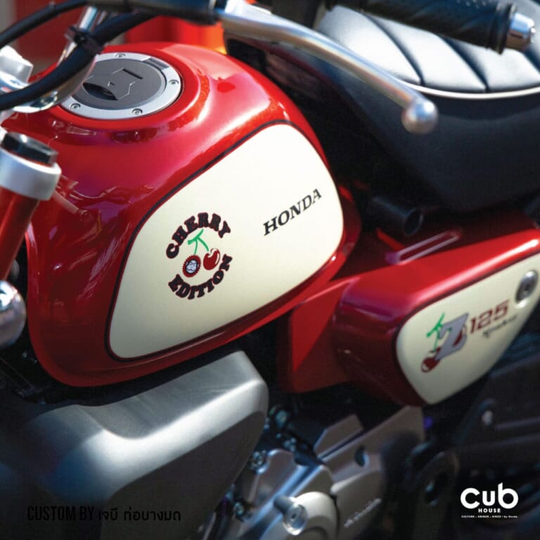 Monkey Custom Cherry Edition 2022|1988年のホンダ「モンキー」をリスペクト! タイで「モンキー125 チェリーエディション」が登場