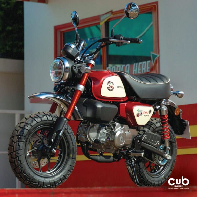 Monkey Custom Cherry Edition 2022|1988年のホンダ「モンキー」をリスペクト! タイで「モンキー125 チェリーエディション」が登場