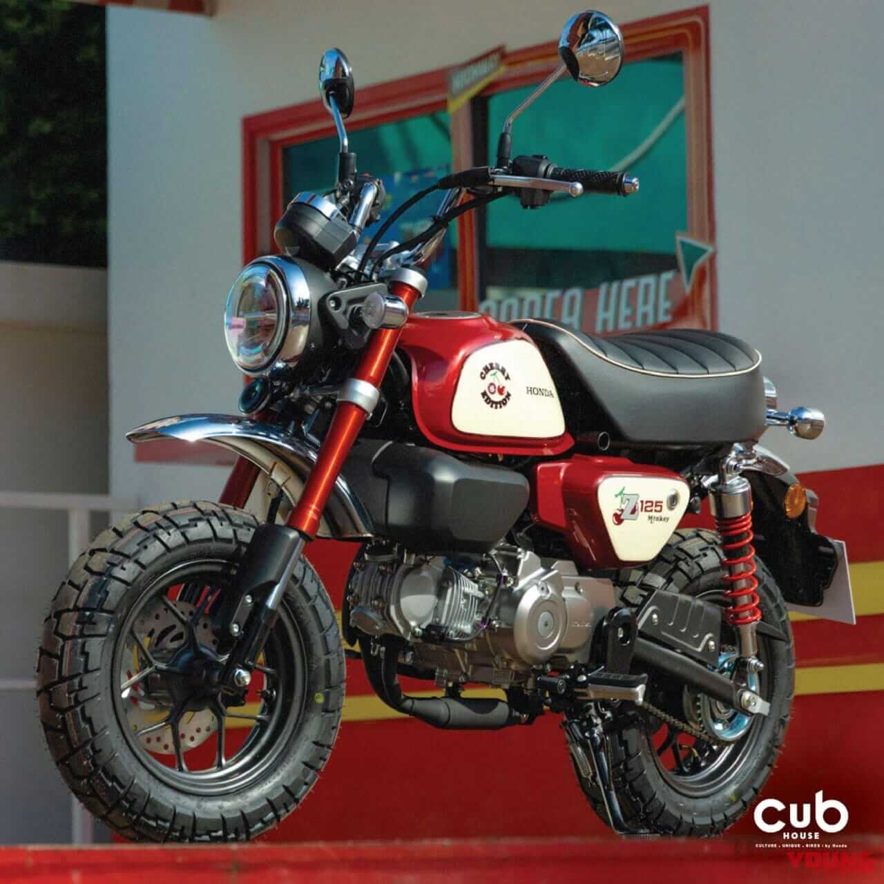 |1988年のホンダ「モンキー」をリスペクト! タイで「モンキー125 チェリーエディション」が登場