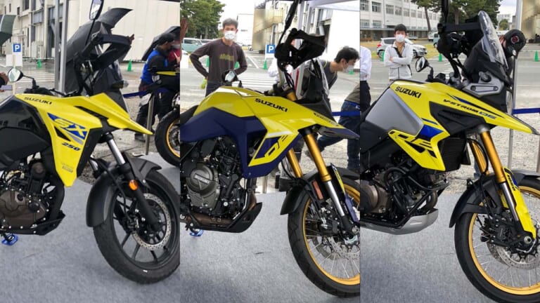 【日本発売決定】スズキ「VストロームSX」「Vストローム800DE」「Vストローム1050DE」本社イベントでサプライズ!