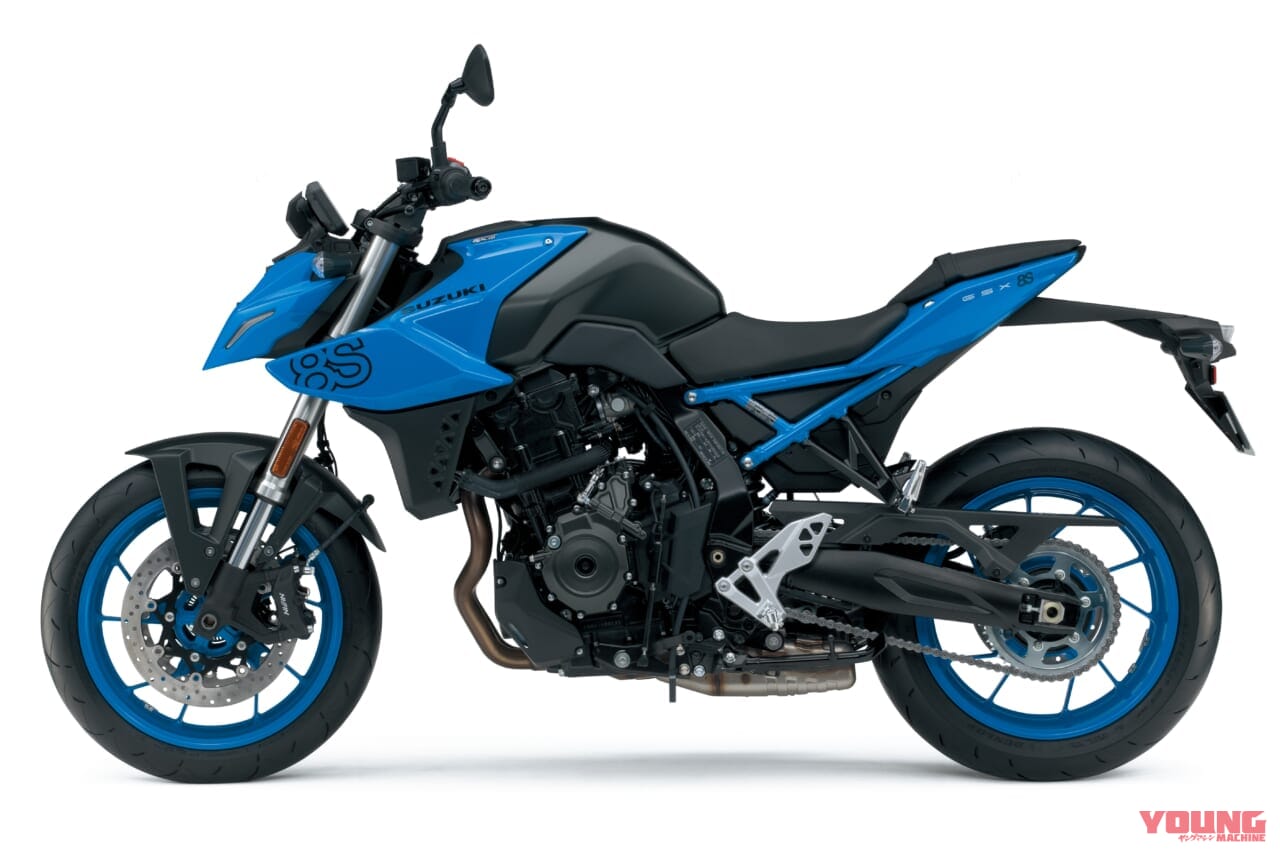|スズキが新型モデル「GSX-8S」を発表! 並列2気筒エンジンを搭載するニューカマー