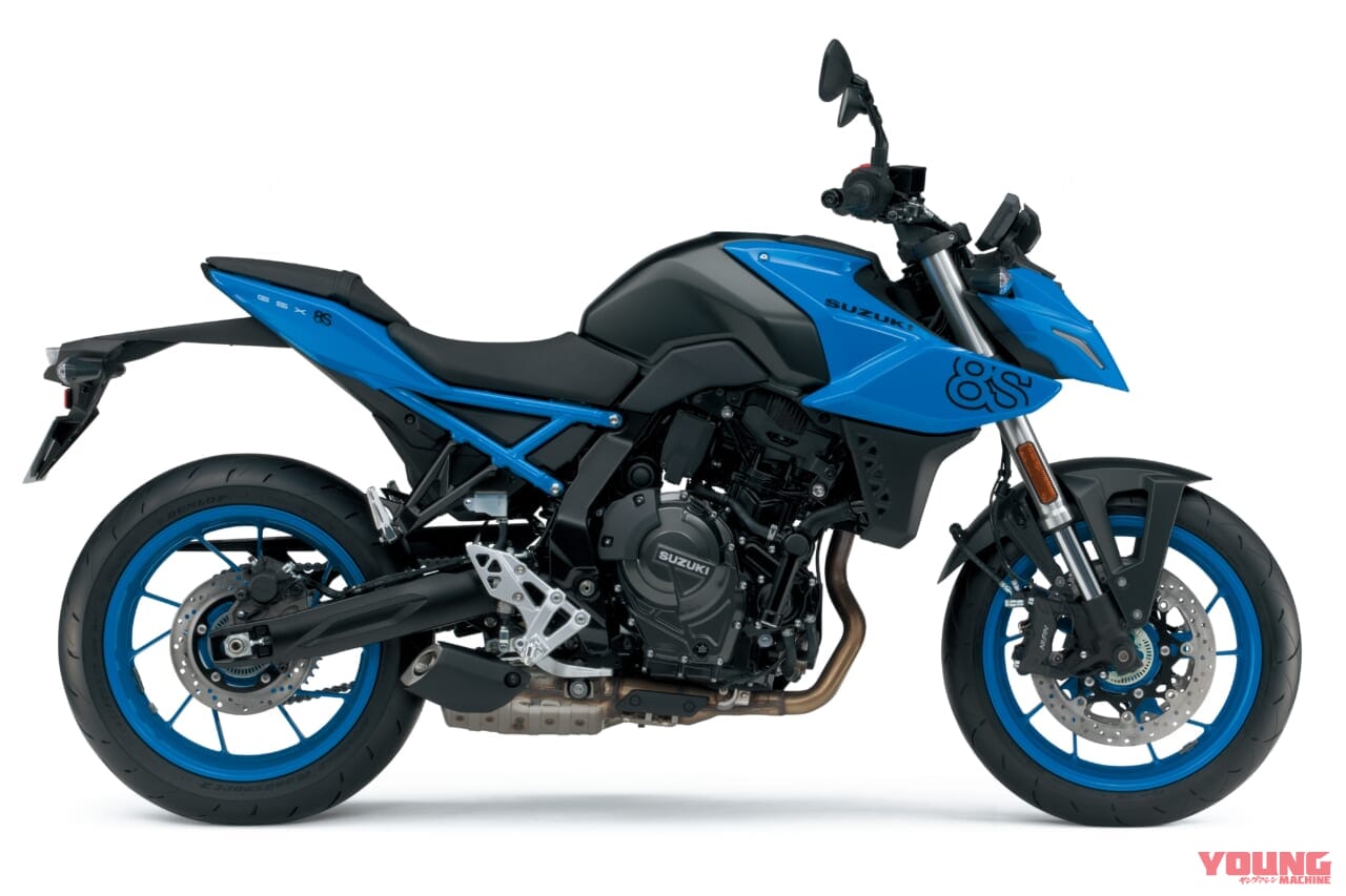 |スズキが新型モデル「GSX-8S」を発表! 並列2気筒エンジンを搭載するニューカマー