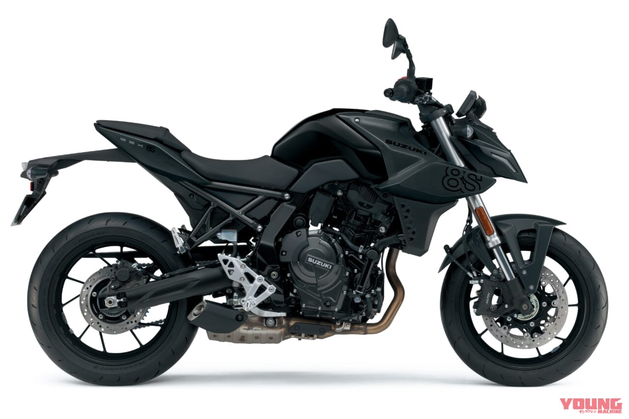 |スズキが新型モデル「GSX-8S」を発表! 並列2気筒エンジンを搭載するニューカマー