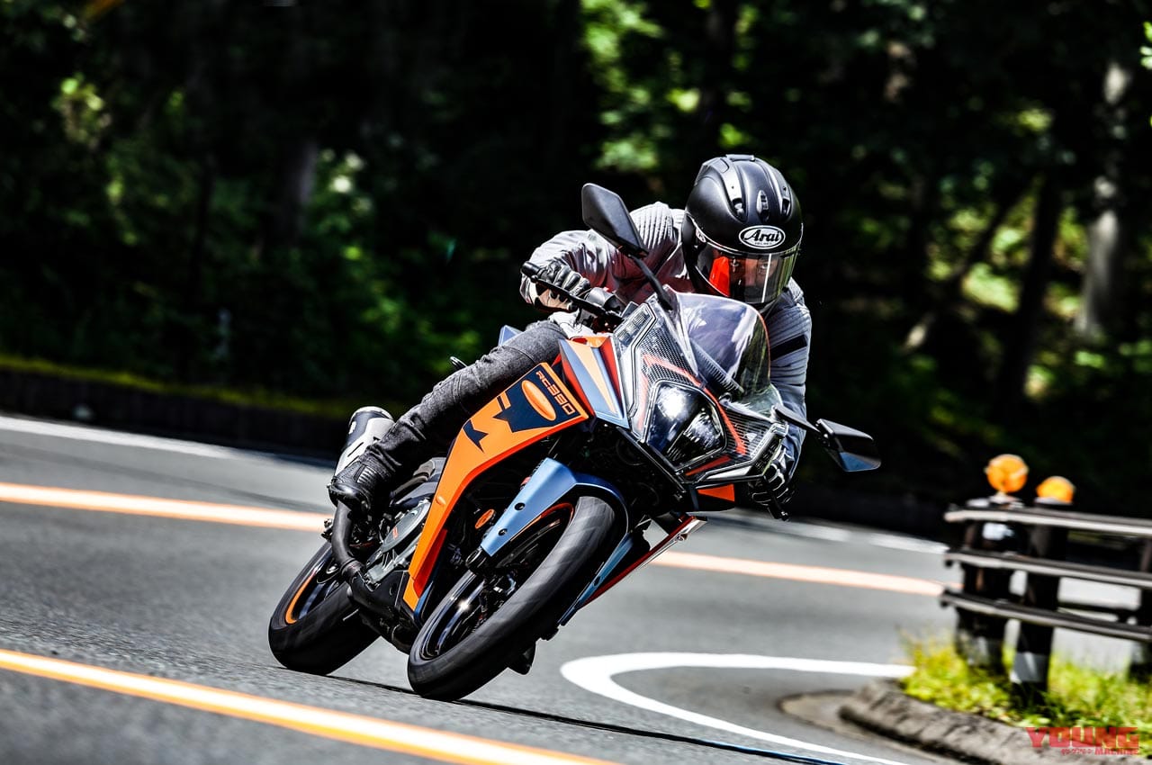 KTM RC390|KTM 新型RC390 試乗インプレッション【400ccクラスでもっとも本格的なスポーツバイクだ!】