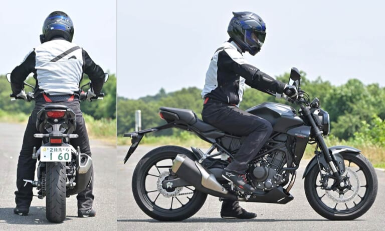 ホンダ CB250R|ライディングポジション|ホンダ 新型CB250R 車両ディテール解説【各所をブラッシュアップ&排ガス規制対応】