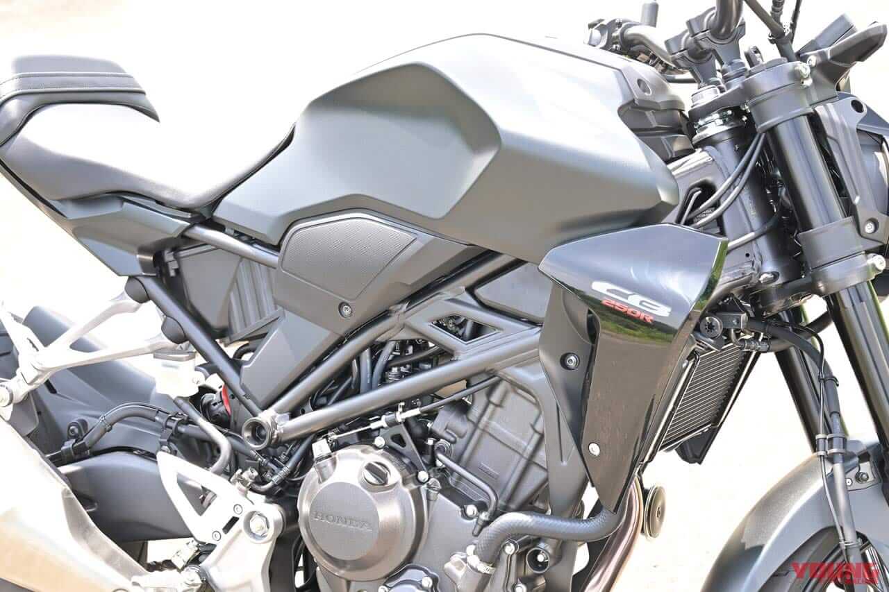 |ホンダ 新型CB250R 車両ディテール解説【各所をブラッシュアップ&排ガス規制対応】
