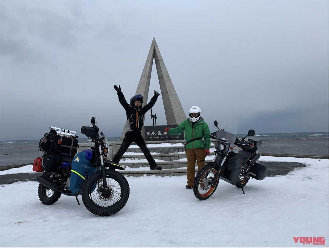 冬の宗谷岬ツーリングも!|Q54:雪道や凍結路は通れるの? チェーンやスタッドレスってある??【30秒でわかる! バイクの疑問】