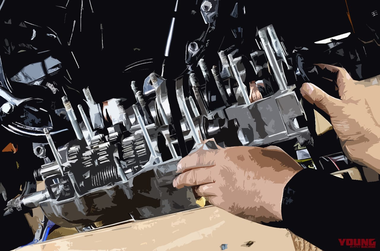 オーバーホールイメージ図|Q72:エンジンの「オーバーホール」って何を、いつする?【30秒でわかる! バイクの疑問】