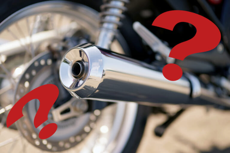 Q81：公道OKか否か。マフラーの「保安基準」って何だ？【30秒でわかる! バイクの疑問】│WEBヤングマシン｜新車バイクニュース