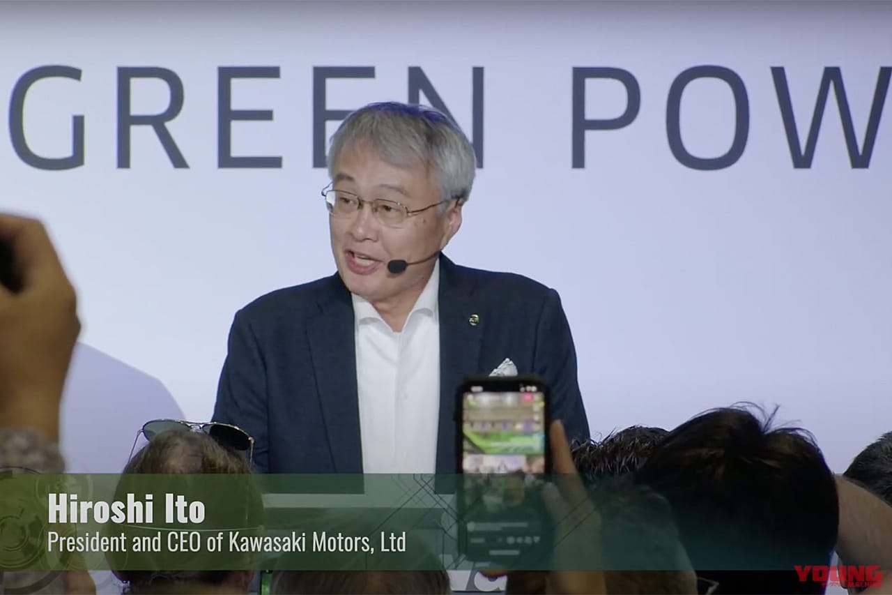 |やっぱりカワサキ無双! EVを2023年、ハイブリッドを2024年に発売しつつ…30機種ものガソリン車を投入する!?