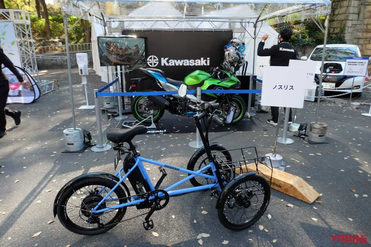 |都知事がカワサキの水素エンジンバギーに試乗! ゼロエミッションの糸口は電動モーターだけじゃない