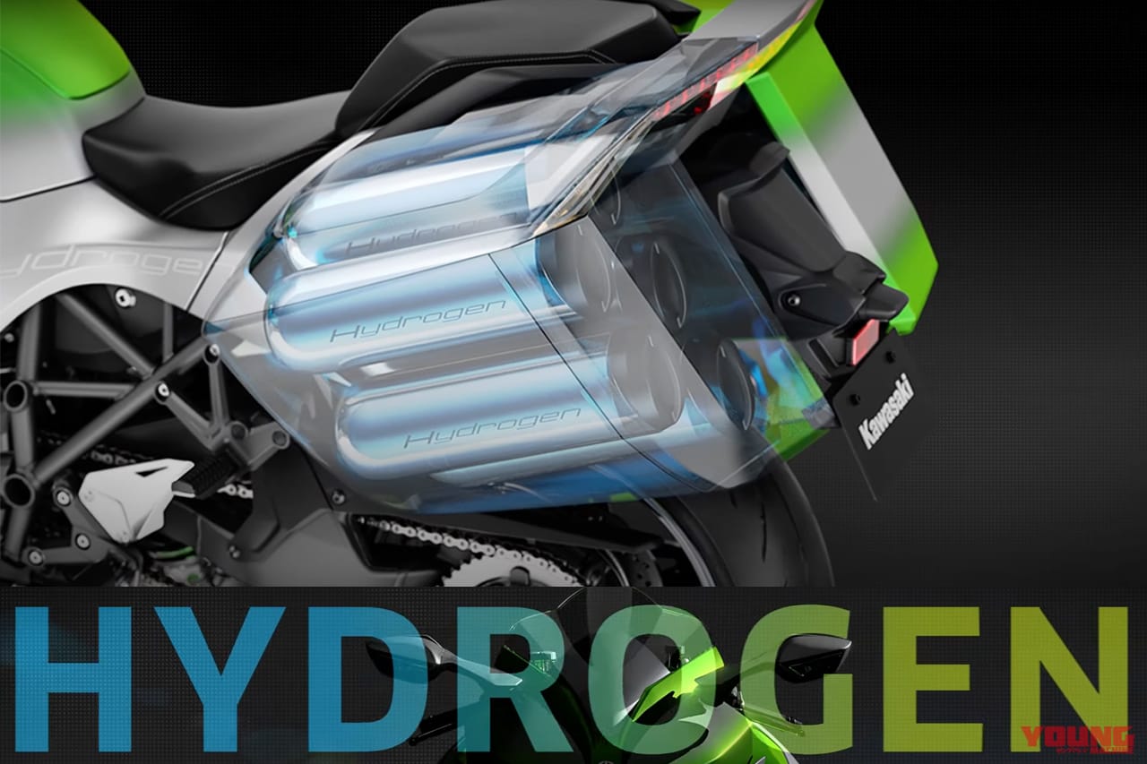 続 カワサキ無双 パニアに水素 積んじゃうぜぇ ミラノショーで水素エンジン車のイメージイラストを公開 30年代初頭の 実用化を目指す Webヤングマシン 新車バイクニュース 続 カワサキ無双 パニアに水素 積んじゃうぜぇ ミラノショーで水素エンジン車のイメージイラストを公開 30年代初頭の 実用化を目指す Webヤングマシン 新車バイクニュース