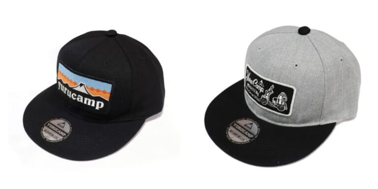 【ゆるキャン△】CAP(ふじさんロゴ/リンバイク)|「恵那とちくわ」も! 「ゆるキャン△」デザインの新アパレルをヴィレッジヴァンガードが取扱い開始