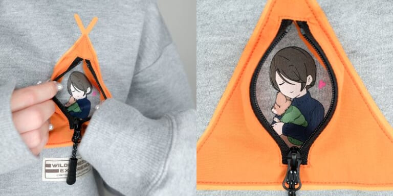 【ゆるキャン△】WILDERNESS EXPERIENCE 恵那&ちくわ あったかパーカー|「恵那とちくわ」も! 「ゆるキャン△」デザインの新アパレルをヴィレッジヴァンガードが取扱い開始