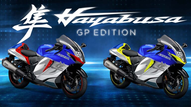 スズキ伊が「ハヤブサGPエディション」を発表! 2万3690ユーロで最後のグランプリマシンをオマージュ