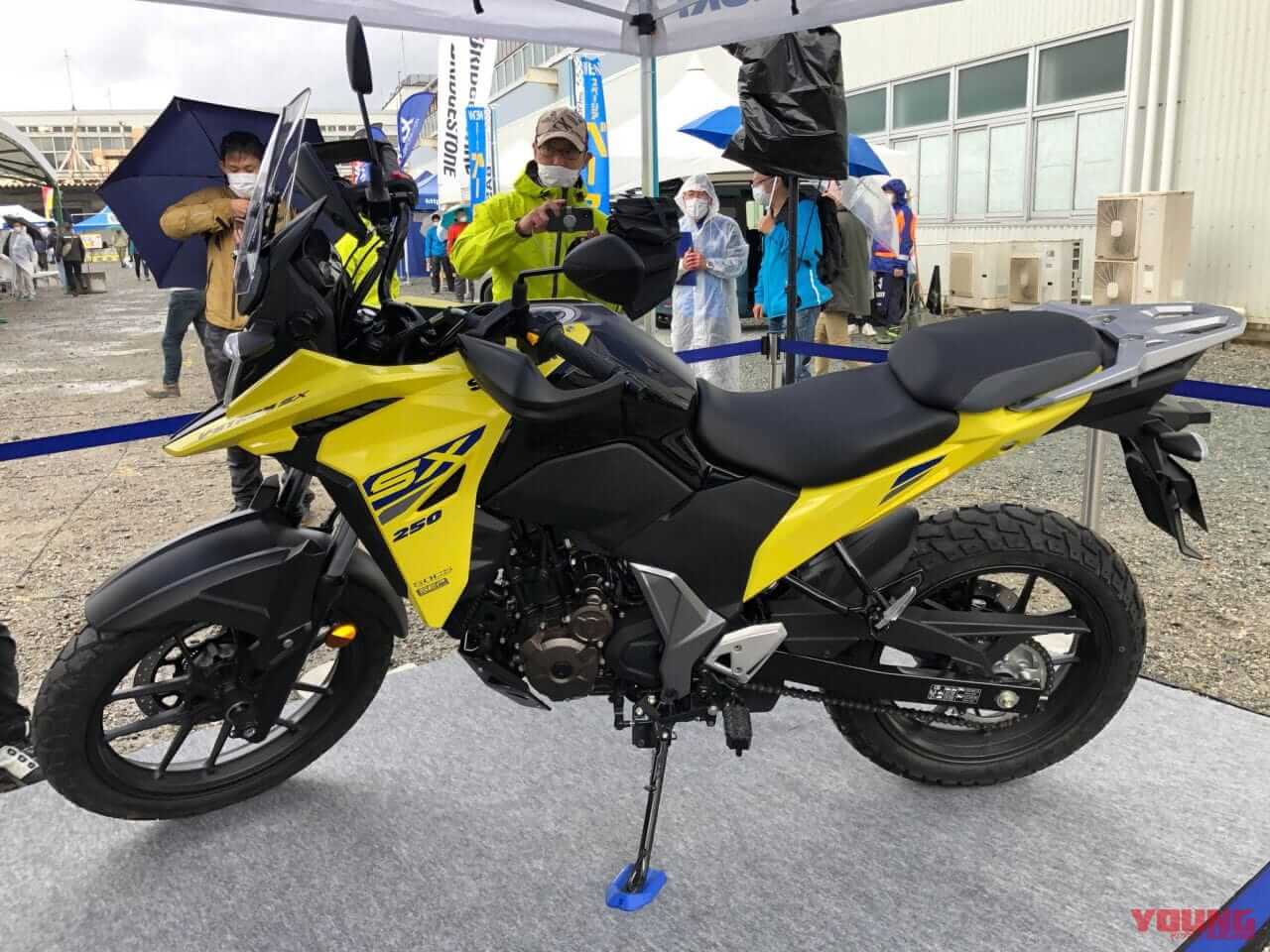 |【日本発売決定】スズキ「VストロームSX」「Vストローム800DE」「Vストローム1050DE」本社イベントでサプライズ!