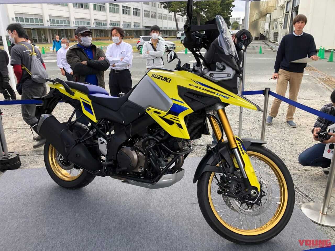 |【日本発売決定】スズキ「VストロームSX」「Vストローム800DE」「Vストローム1050DE」本社イベントでサプライズ!