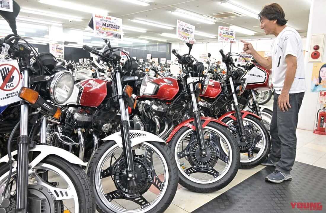 400cc中古バイクは依然4気筒が大人気! 絶版車の宝庫で相場をチェック〈絶版中古車の新常識:中型編〉