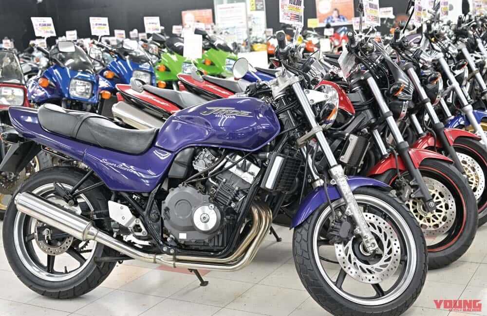 |400cc中古バイクは依然4気筒が大人気! 絶版車の宝庫で相場をチェック〈絶版中古車の新常識:中型編〉