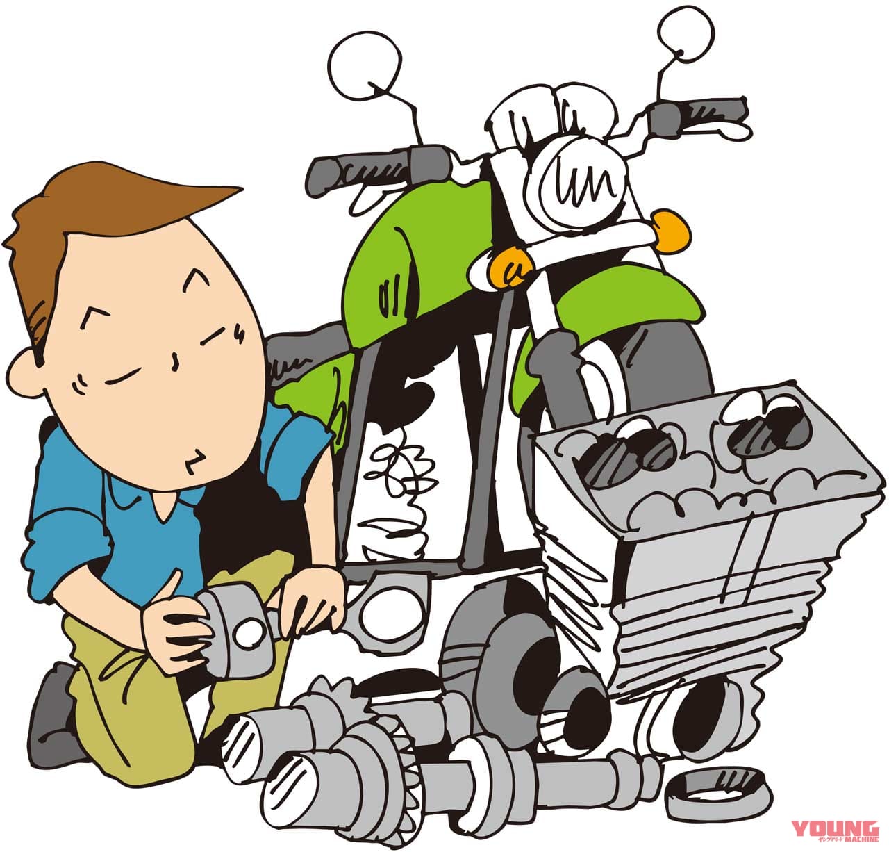 |Q72:エンジンの「オーバーホール」って何を、いつする?【30秒でわかる! バイクの疑問】