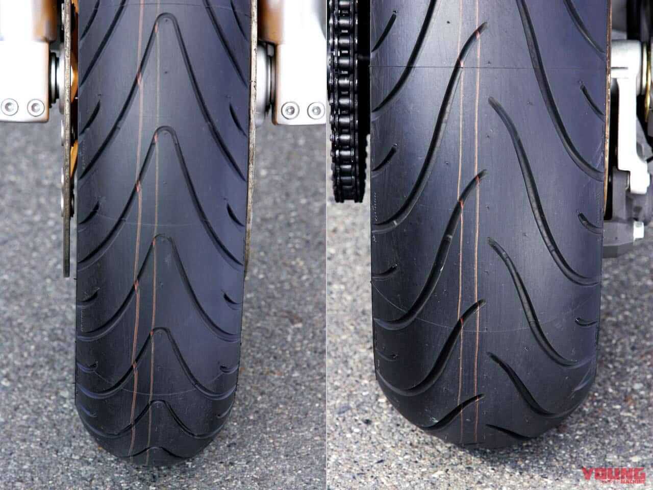 タイヤの識線|Q75:新品タイヤの「皮むき」って何だ?【30秒でわかる! バイクの疑問】