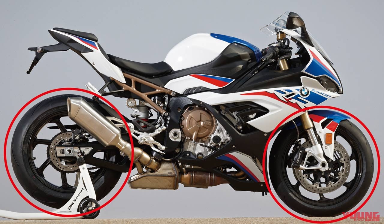 バネ下のイメージ|Q83:よく聞くバネ下重量の低減…。バネ下ってどこ? なぜ軽いほうがいいの??【30秒でわかる! バイクの疑問】