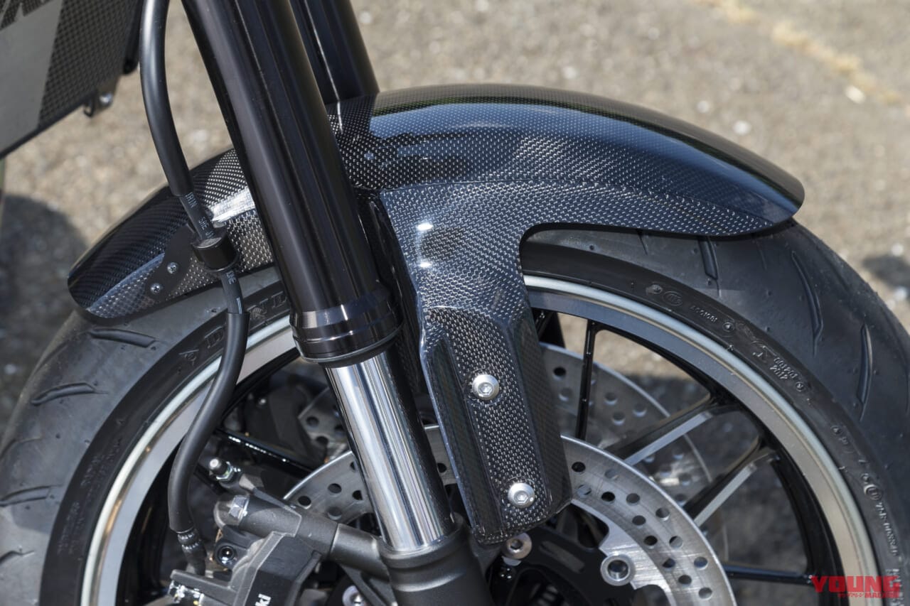 |’23 Z900RSに適合したストライカーのカスタムパーツ群【8BL対応マフラーも開発中】