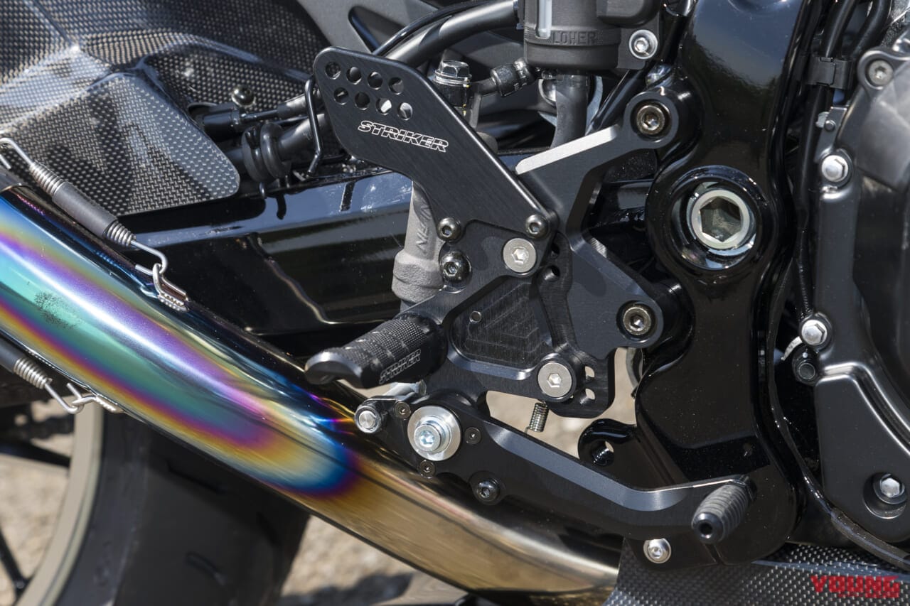 |’23 Z900RSに適合したストライカーのカスタムパーツ群【8BL対応マフラーも開発中】