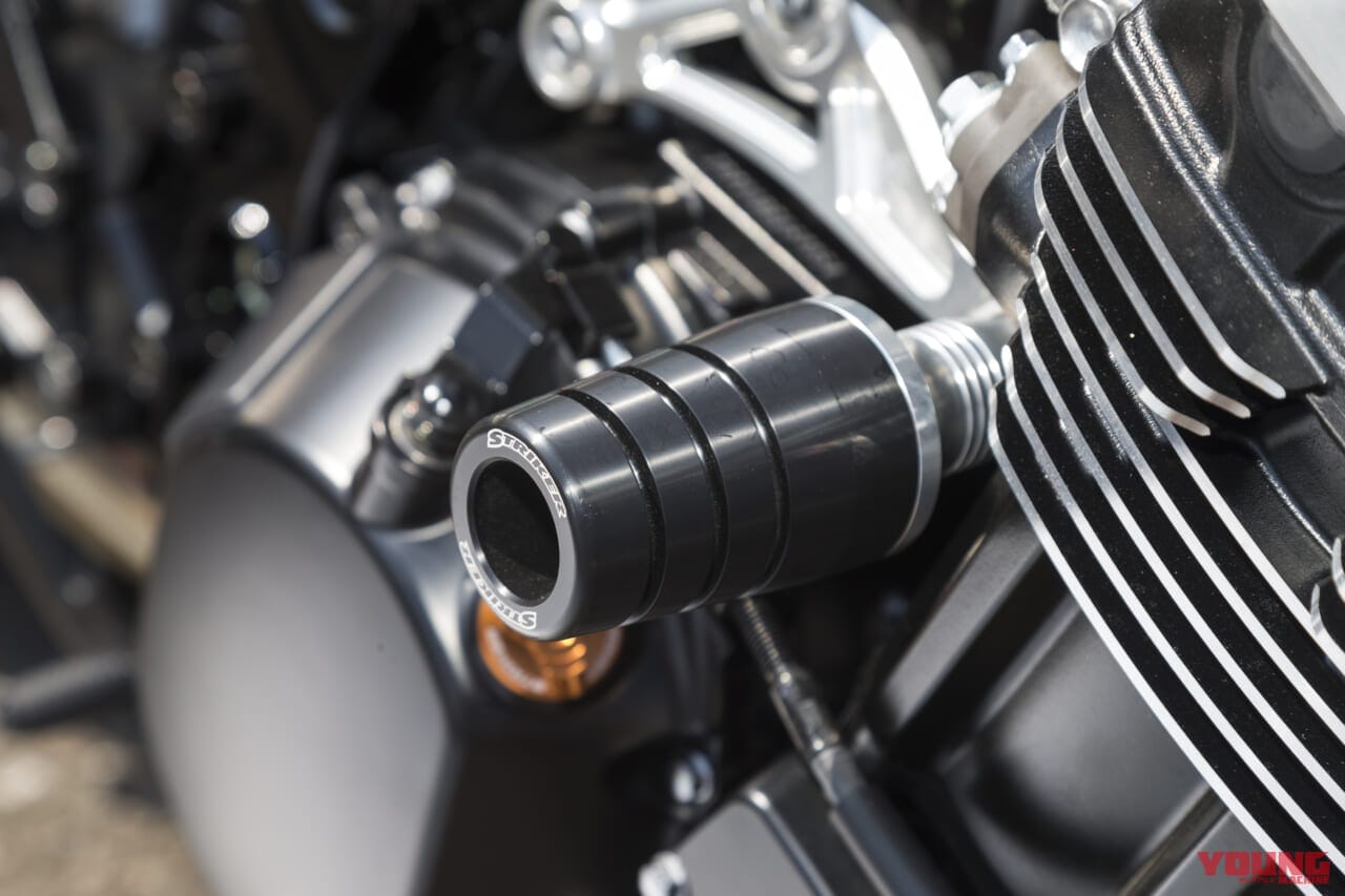 |’23 Z900RSに適合したストライカーのカスタムパーツ群【8BL対応マフラーも開発中】
