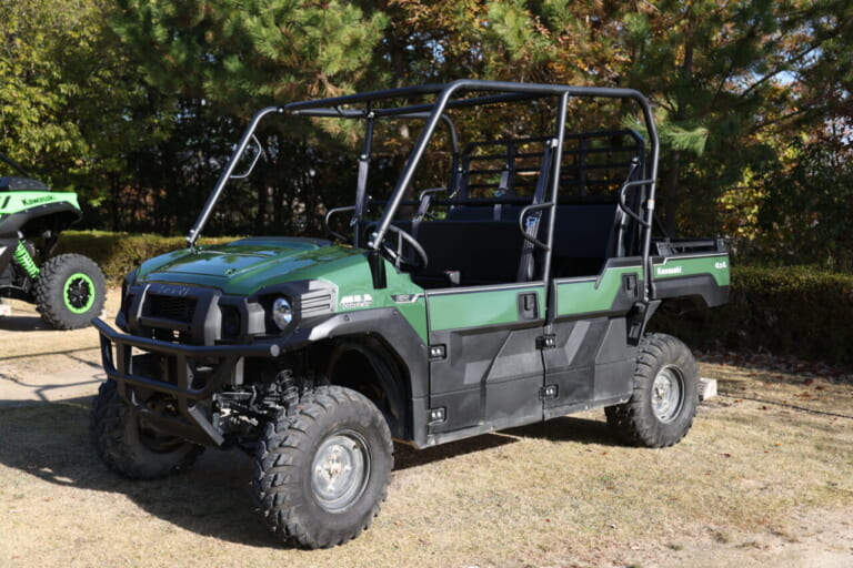 カワサキ|オフロード4輪|ミュール|PRO-FXT EPS|【試乗速報】ヌルヌル&ヒタヒタ! カワサキのオフロード4輪「テリックス/ミュール」は、サスペンションの動きがヤバい乗り物だ!!