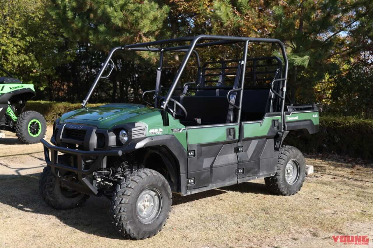 |【試乗速報】ヌルヌル&ヒタヒタ! カワサキのオフロード4輪「テリックス/ミュール」は、サスペンションの動きがヤバい乗り物だ!!