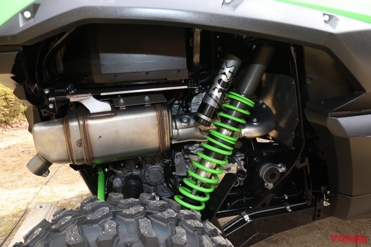 カワサキ|オフロード4輪|テリックス|KRX1000|【試乗速報】ヌルヌル&ヒタヒタ! カワサキのオフロード4輪「テリックス/ミュール」は、サスペンションの動きがヤバい乗り物だ!!