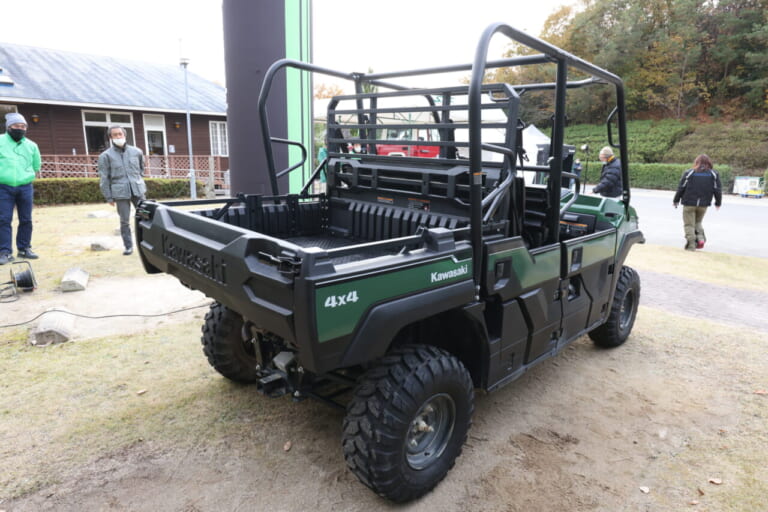 カワサキ|オフロード4輪|ミュール|PRO-FXT EPS|【試乗速報】ヌルヌル&ヒタヒタ! カワサキのオフロード4輪「テリックス/ミュール」は、サスペンションの動きがヤバい乗り物だ!!