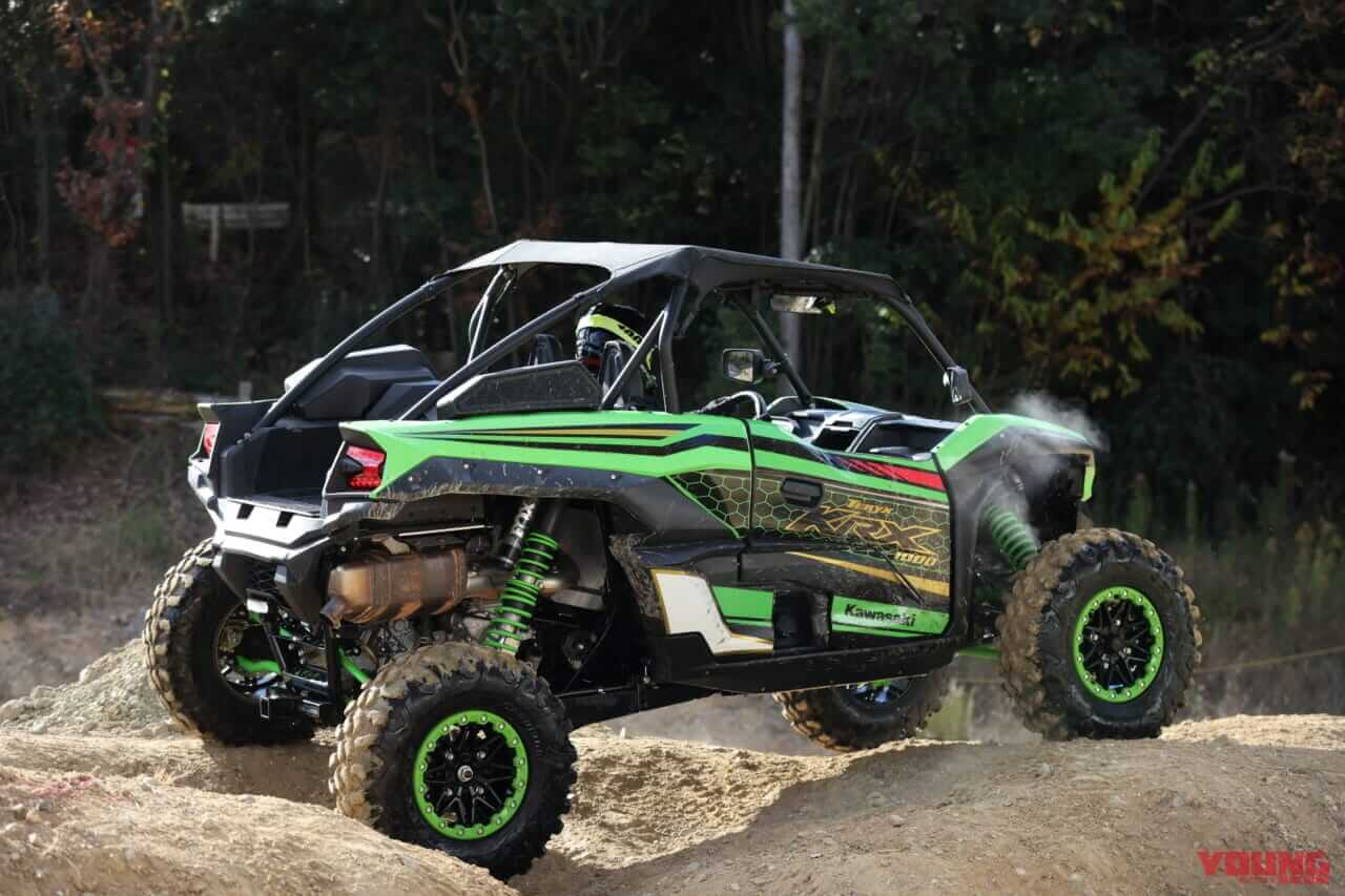 |【試乗速報】ヌルヌル&ヒタヒタ! カワサキのオフロード4輪「テリックス/ミュール」は、サスペンションの動きがヤバい乗り物だ!!