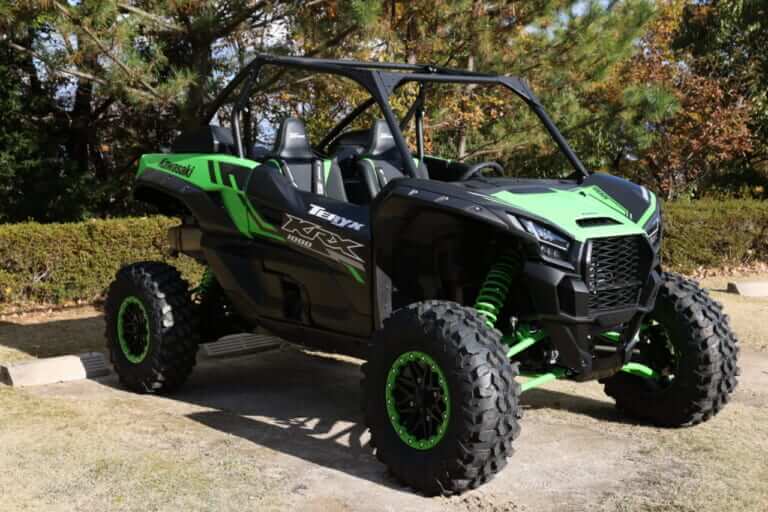 カワサキ|オフロード4輪|テリックス|KRX1000|【試乗速報】ヌルヌル&ヒタヒタ! カワサキのオフロード4輪「テリックス/ミュール」は、サスペンションの動きがヤバい乗り物だ!!