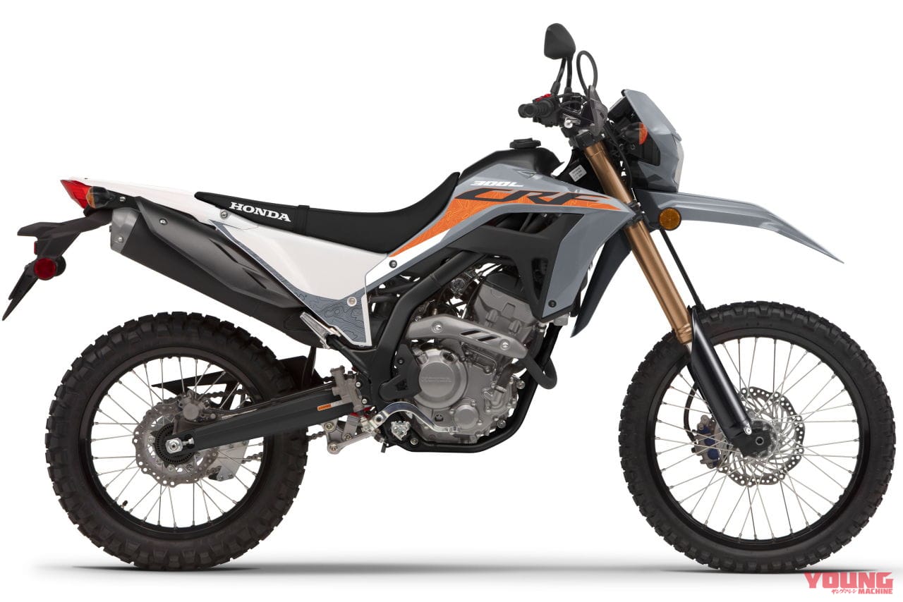 |ホンダ、2023年はグレー推し? 「CRF300L/ラリー」の新年度モデルはナックルガード標準装備【海外】