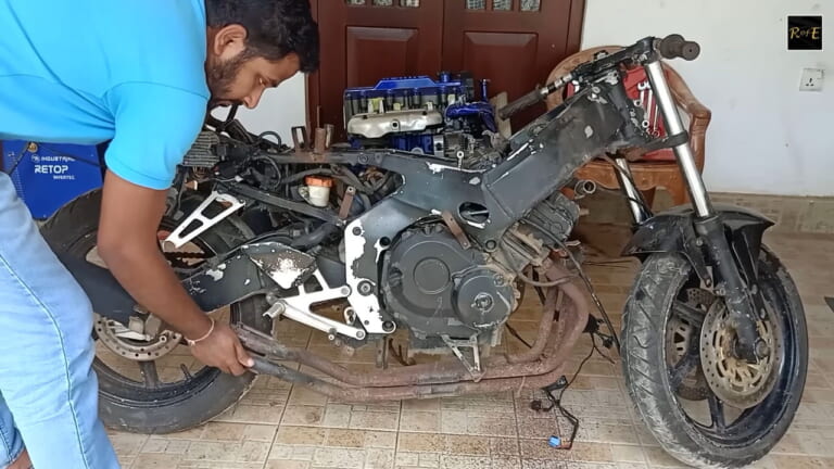 CBR250RR|オーバーホール|34年前のホンダ「CBR250RR」をボロボロの状態から復元! 4気筒250ccの金字塔・MC22が蘇る