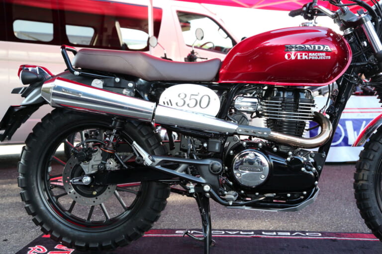 オーヴァーレーシングプロジェクツ|GB350|カスタム|GB350スクランブラー、これにて完成?! 鈴鹿で見つけたGB350カスタム【オーヴァーレーシング編】