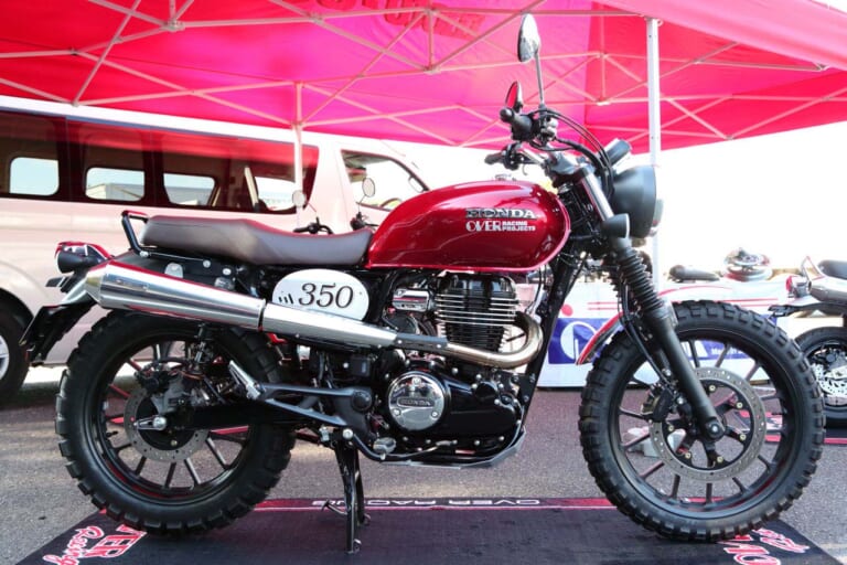 オーヴァーレーシングプロジェクツ|GB350|カスタム|GB350スクランブラー、これにて完成?! 鈴鹿で見つけたGB350カスタム【オーヴァーレーシング編】