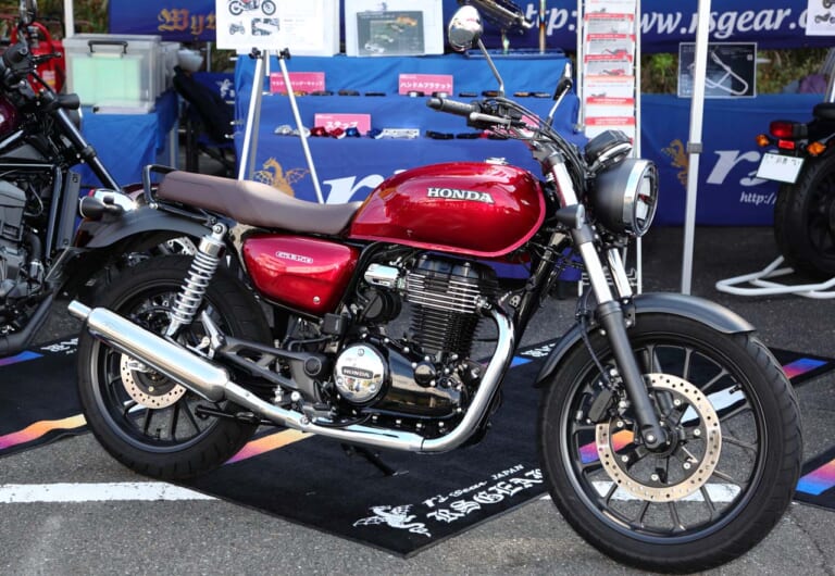 ロングストローク単気筒の理想形かも！ 鈴鹿で見つけたGB350カスタム【アールズギア編】