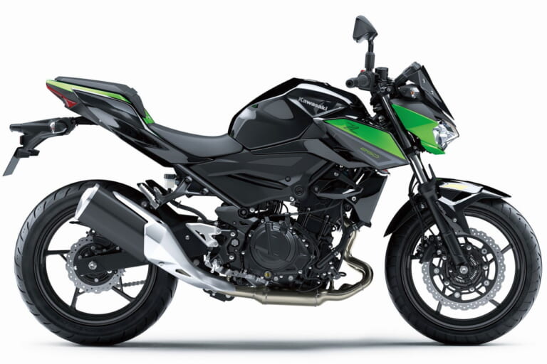 カワサキ|Z250|2023年モデル|カワサキ「Z250」が新排出ガス規制に適合! ニューカラーはライムグリーンの差し色