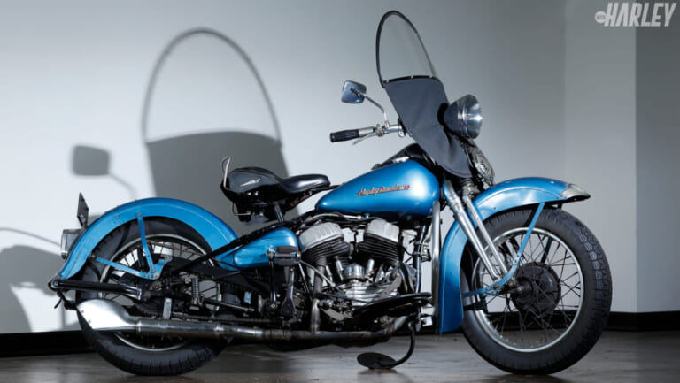 ハーレーのヒストリーを振り返る：1947 WL〈センバモータース コレクション 第4回〉│WEBヤングマシン｜新車バイクニュース