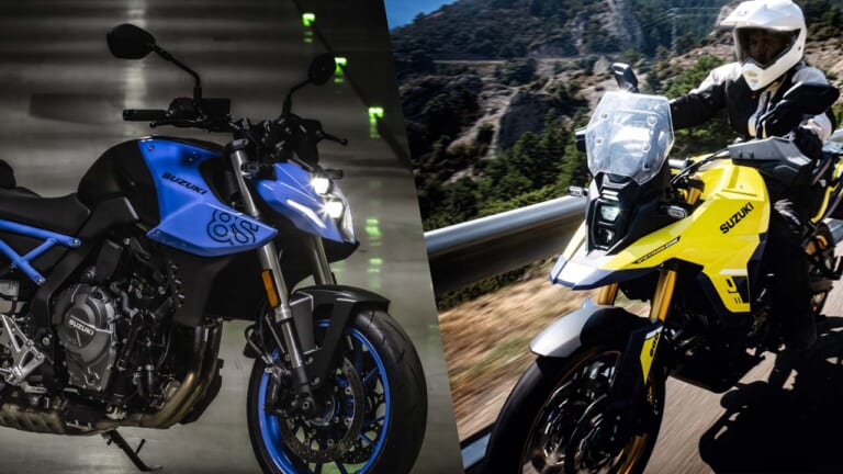 スズキ「GSX-8S」は100万円切り?!「Vストローム800DE」は120万円台前半か……伊で価格発表