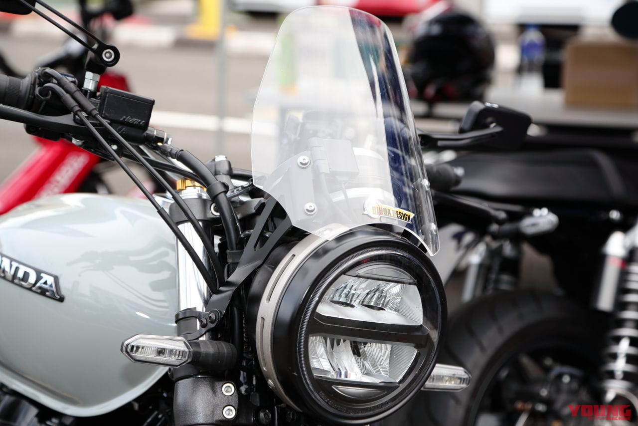 TSR|GB350S|カスタム|2本出しアップマフラーがカッコイイ! 鈴鹿で見つけたGB350Sカスタム【TSR編】