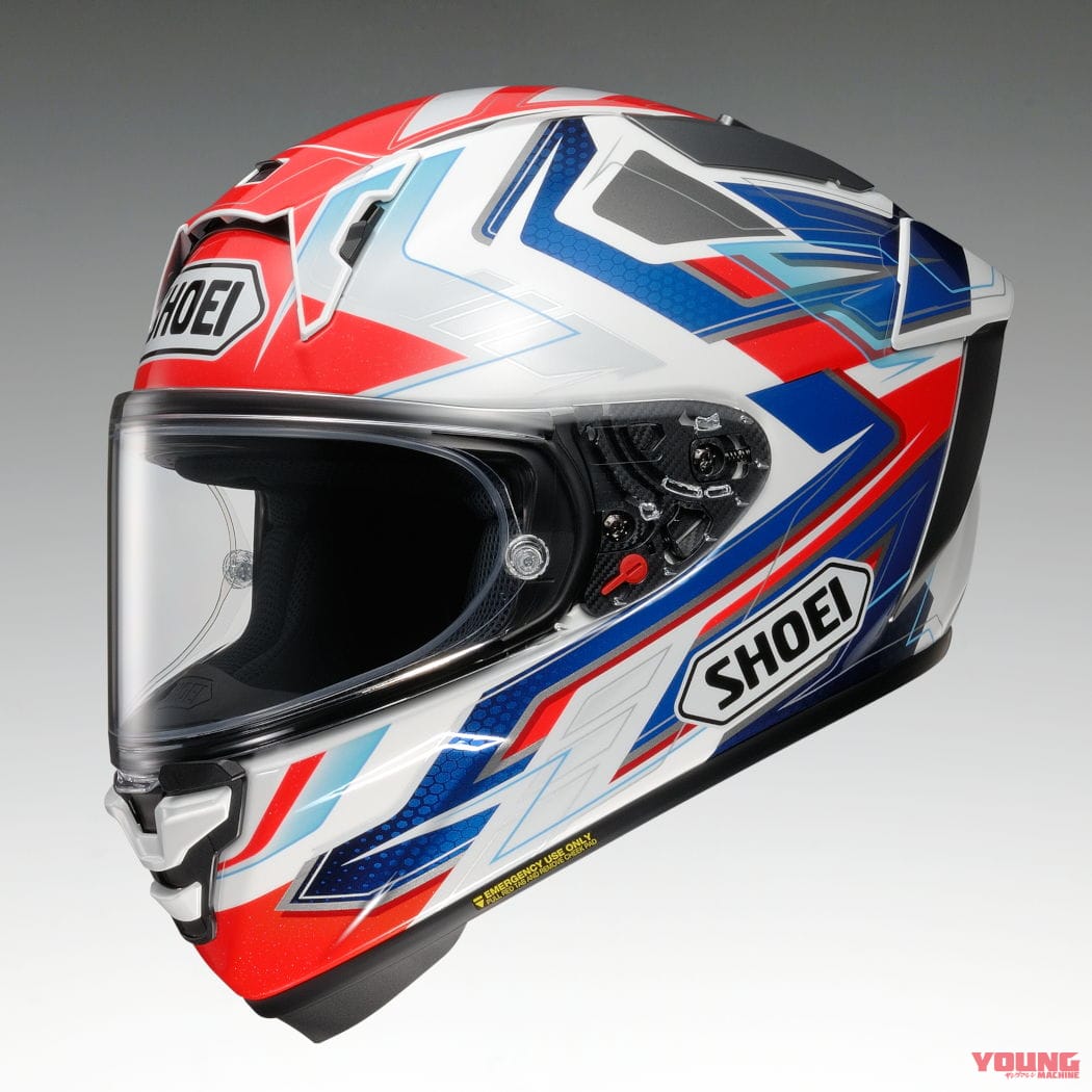 SHOEI X-Fifteen ESCALATE|SHOEI新フラッグシップ「X-Fifteen」にグラフィックモデル『X-Fifteen エスカレート』登場